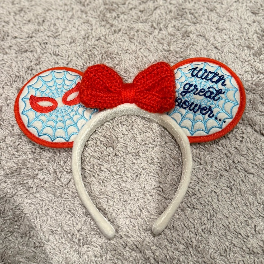 Loungefly Marvel Spiderman and Matching Mickey Ears - Picture 2 of 6